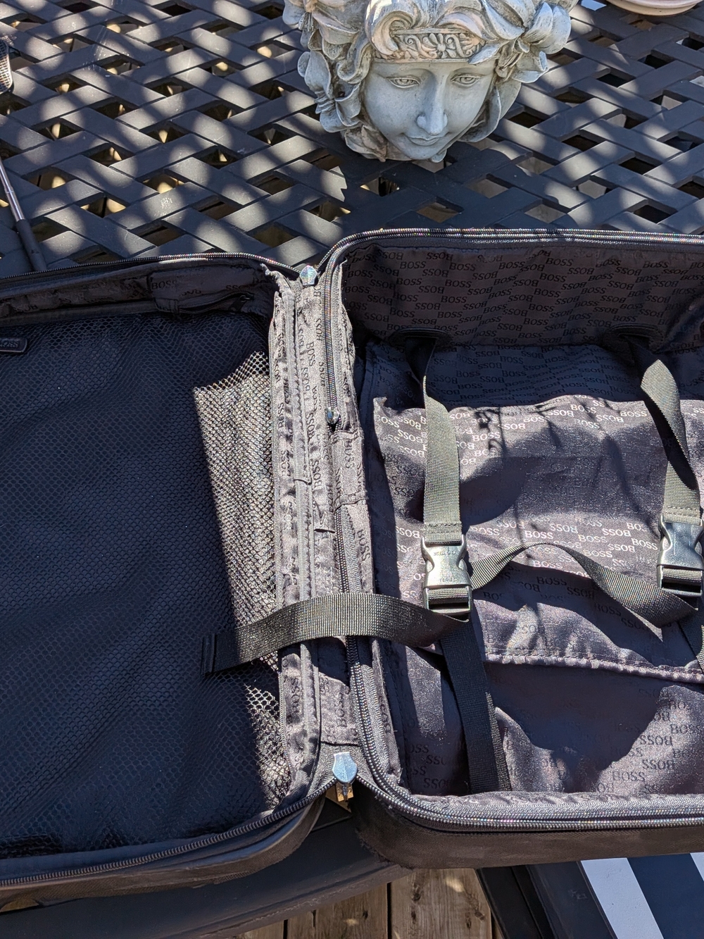 BOSS Black Travel And Laptop Bag with Secure Straps